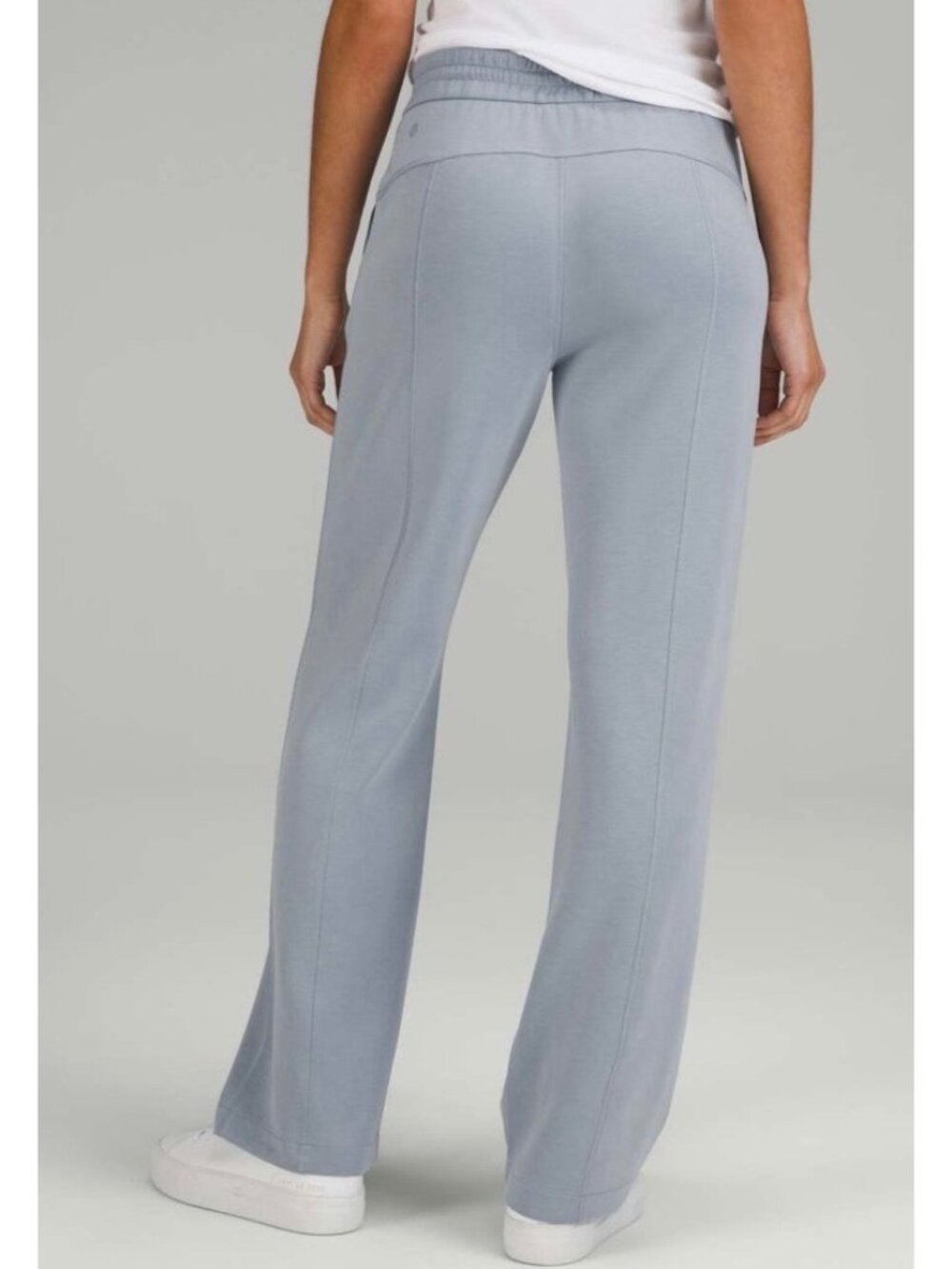 Lululemon Softstreme High-Rise Pant Full‎ Length Chambray Grey 10 Comfy Travel